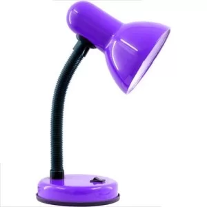 Настольная лампа Lemanso 60W E27 LMN094 фиолетовая с выключателем