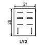Реле электромагнитное LY2 (AC24) АскоУкрем