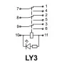 Реле електромагнітне LY3 (AC24) АскоУкрем