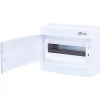 Наружный модульный щит ETI 001101006 ECT 12PO 12 М с белой дверцей