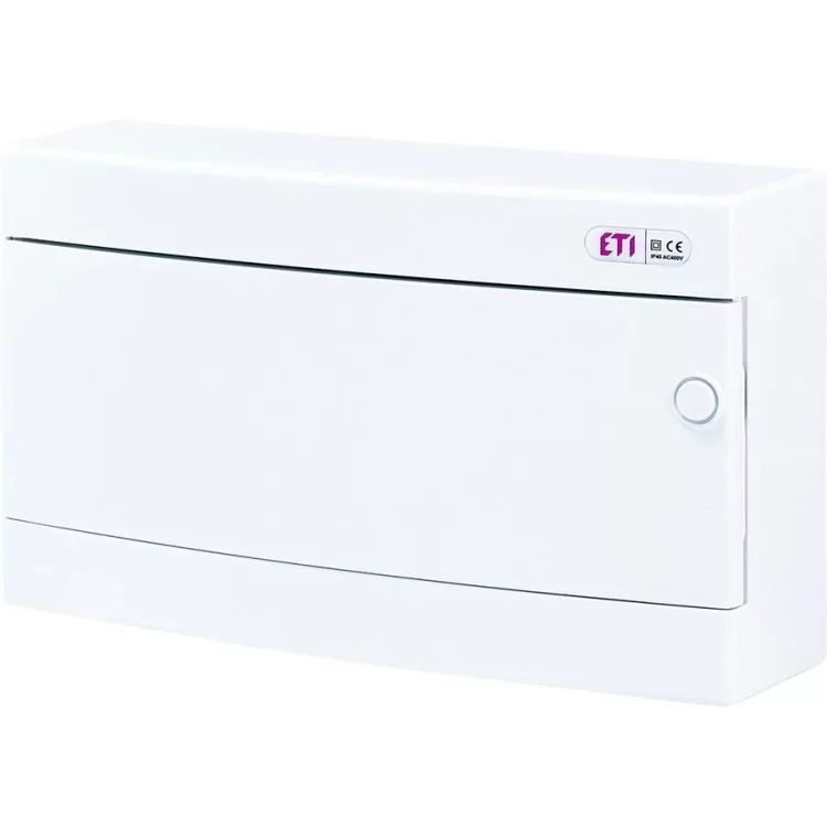 Зовнішній модульний щит ETI 001101007 ECT 18PO 18 М з білими дверцятами - фотографія 2
