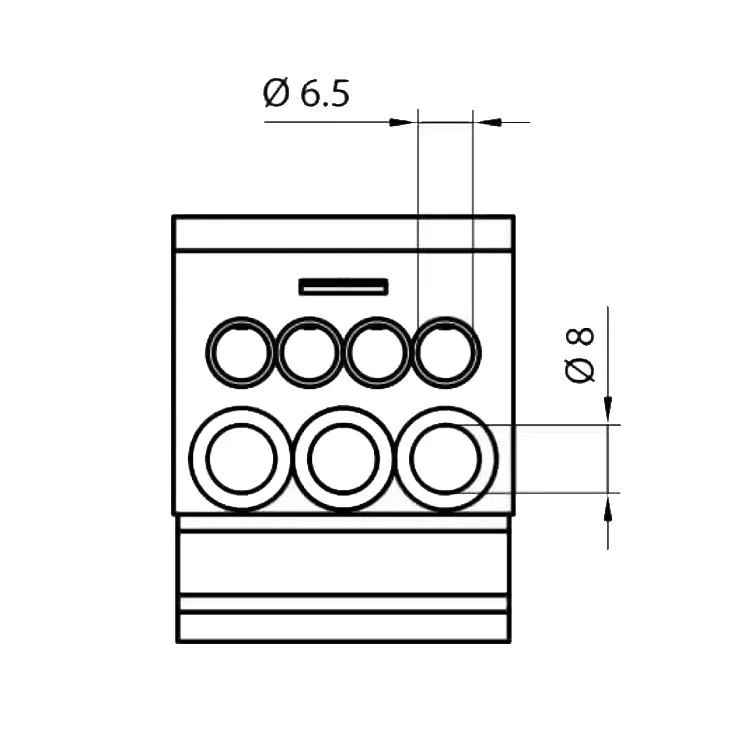 продаємо Розподільний блок ETI 001102410 EDBM-1/N (160А 1x4-50; 3x2.5-25; 4x2.5-16) в Україні - фото 4