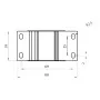 Розподільний блок ETI 001102410 EDBM-1/N (160А 1x4-50; 3x2.5-25; 4x2.5-16)