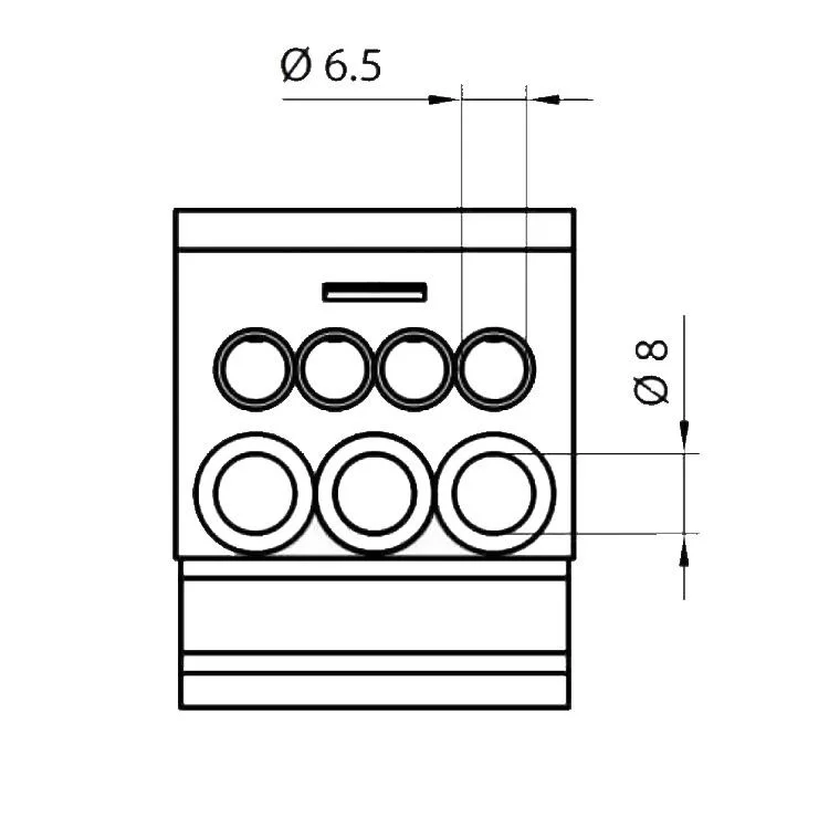 Распределительный блок ETI 001102411 EDBM-1/PE (160А 1x4-50; 3x2.5-25; 4x2.5-16) отзывы - изображение 5