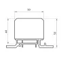 Распределительный блок ETI 001102411 EDBM-1/PE (160А 1x4-50; 3x2.5-25; 4x2.5-16)