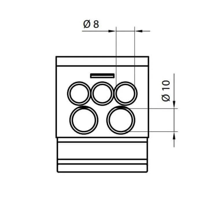 Розподільний блок ETI 001102425 EDBM-8 (192А 1x4-70; 2x4-35; 3x2.5-25) інструкція - картинка 6