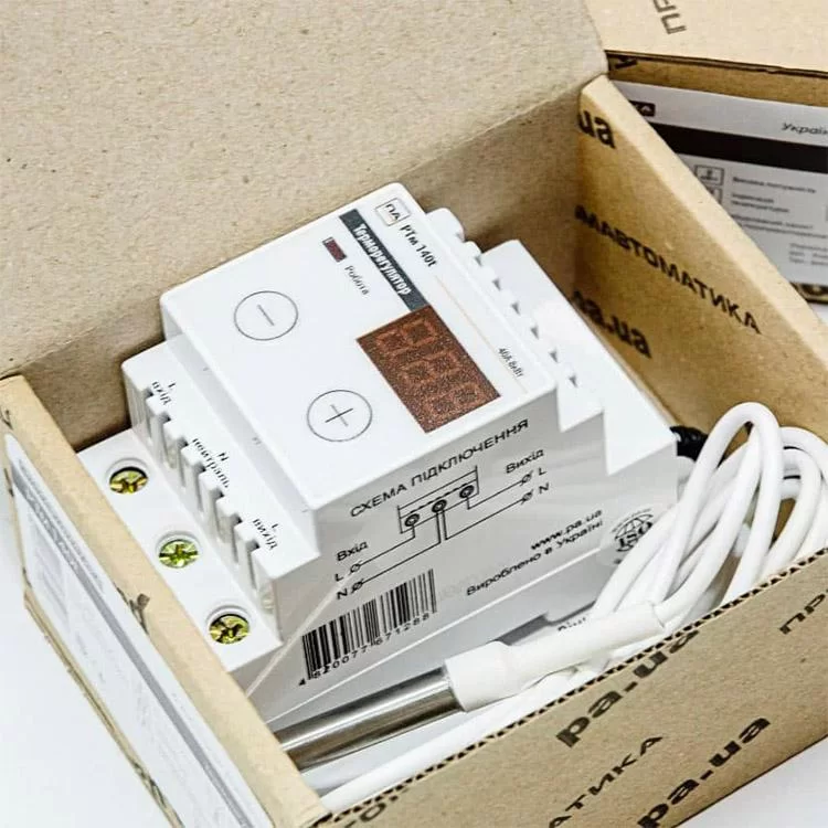 РТм 140t 40A DIN(-54 - +124 °C) регулятор температури - фотографія 2