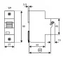 Автоматический выключатель ETIMAT10 1p С 125A ETI