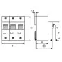 Автоматический выключатель ETIMAT10 3p С 125A (15kA) ETI