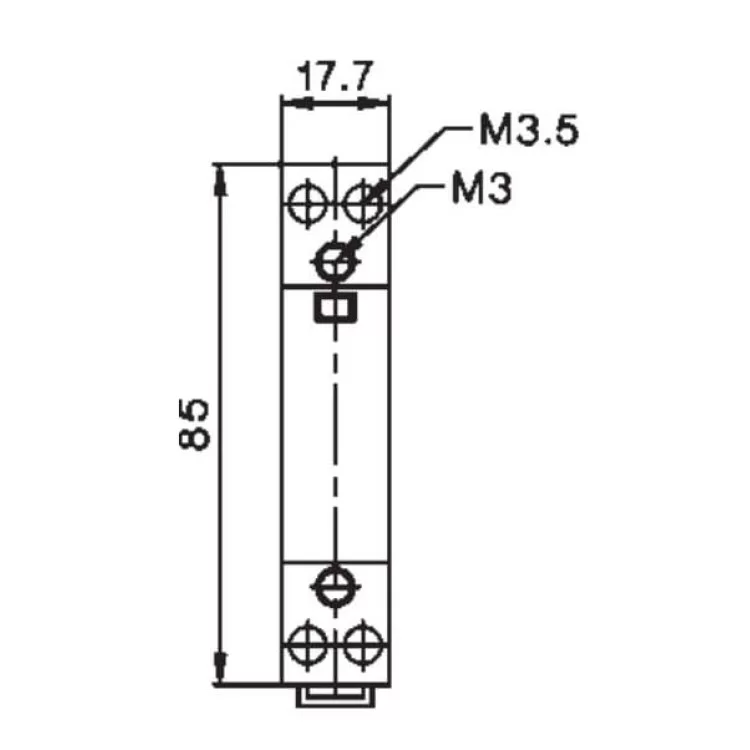 Контактор ETI 002463502 R 25-20 230V AC 25A (AC1) - фотография 2