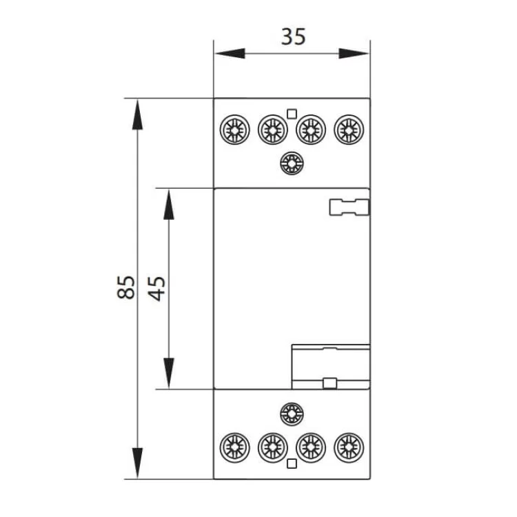Контактор ETI 002464016 RD 25-04 (230V AC/DC) (AC1) - фотография 2