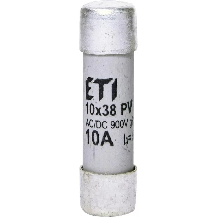 Предохранитель ETI 002625031 CH 10x38 gR-PV 10A 900V (30kA) Предохранитель ETI 002625031 CH 10x38 gR-PV 10A 900V (30kA)