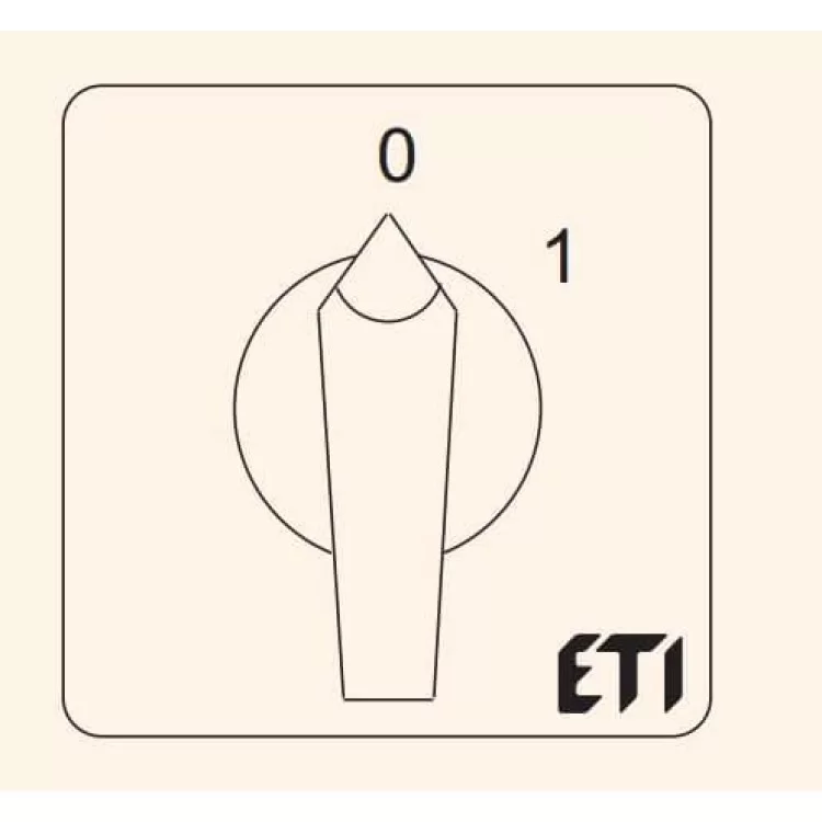 продаємо Кулачковий перемикач ETI 004773069 CS 32 10 U LK 3p «0-1» 32A в Україні - фото 4
