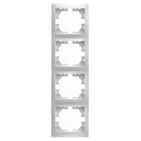 Четверна рамка Lezard Mira вертикальна Біла (701-0200-154)