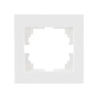 Одинарная рамка Lezard Rain Белая (703-0202-146)