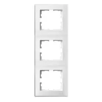 Рамка 3-на вертикальная белая LESYA Lezard 705-0200-153