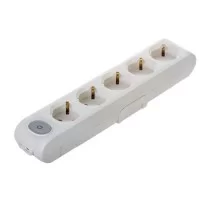 Колодка 5 гнізда із заземленням та вимикачем Viko Multi-Let (90118500)