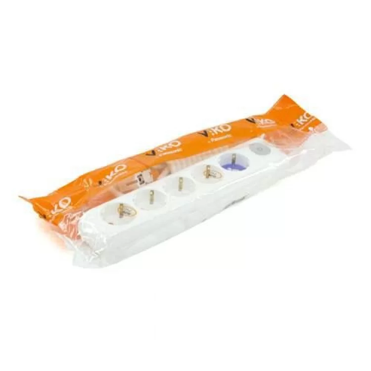 Подовжувач Viko Multi-Let 5 гнізд 3 метри із заземленням та вимикачем - фотографія 2