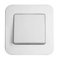 Выключатель одноклавишный перекрестный белый Viko Rollina