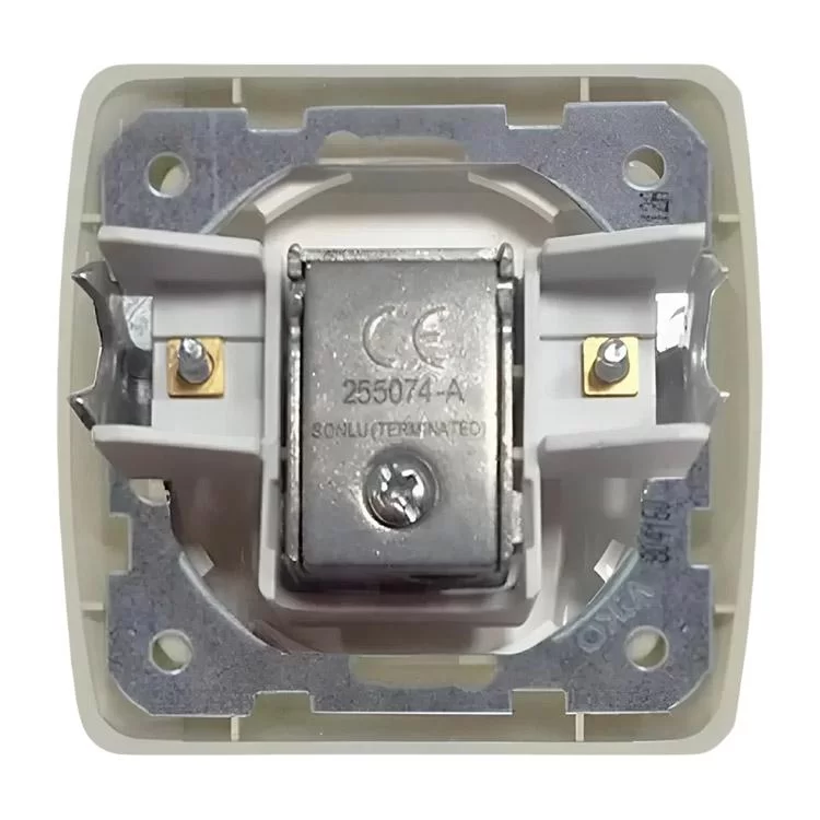 Розетка TV кінцева біла Viko Carmen - фотографія 2