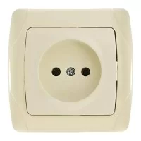 Розетка без заземлення крем Viko Carmen 90562007