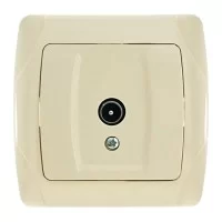 Розетка TV концевая крем Viko Carmen