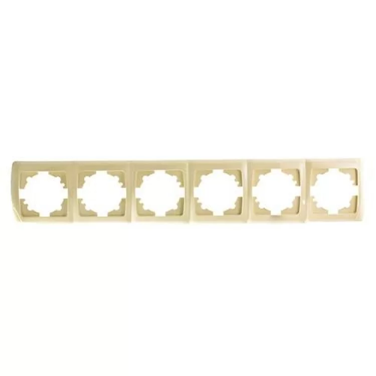 Рамка 6-на крем горизонтальна Viko Carmen Рамка 6-на крем горизонтальна Viko Carmen