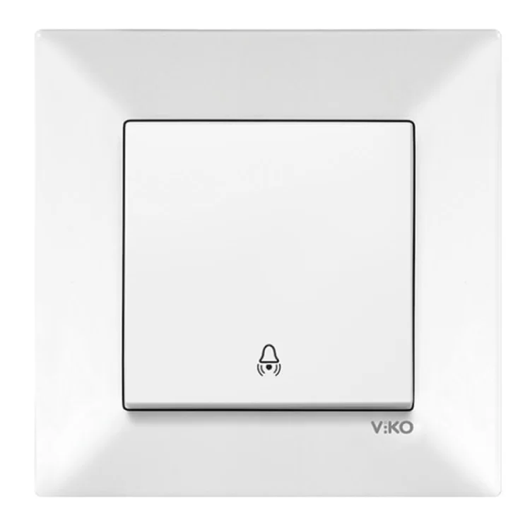 Кнопка дзвінка білий колір Viko Meridian Кнопка дзвінка білий колір Viko Meridian