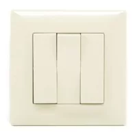 Вимикач триклавішний крем Viko Meridian