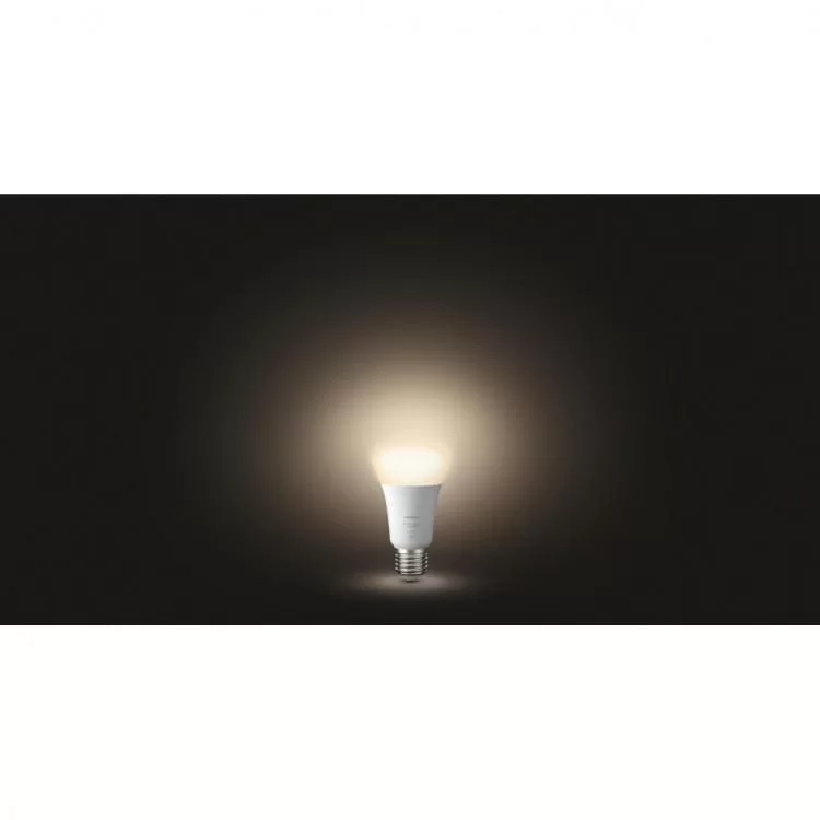 Умная лампочка Philips Hue Single Bulb E27, White, BT, DIM (929001821618) цена 1 858грн - фотография 2