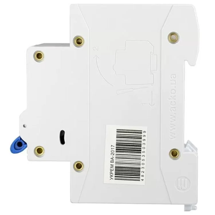 Автоматичний вимикач ВА-2017 16А D 1п. АскоУкрем - фотографія 2