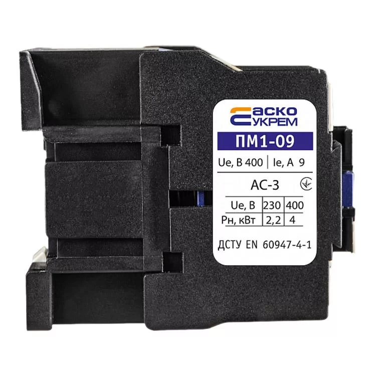 Контактор магнітний Аско Укрем 9А 220В ПМ 1-09-01 (A0040010001/452078) - фотографія 2