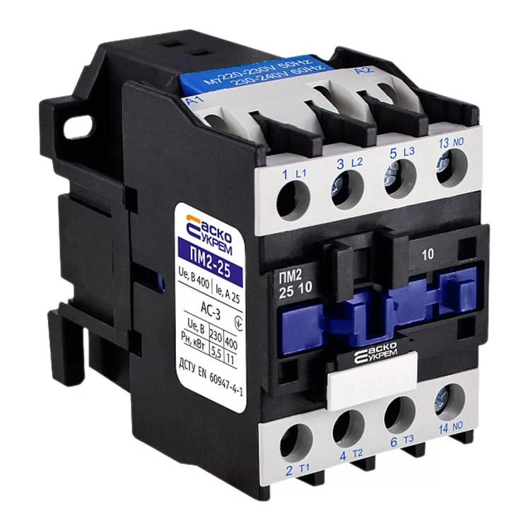 Контактор магнітний Аско Укрем 25А 220В ПМ 2-25-10 (A0040010049) Контактор магнітний Аско Укрем 25А 220В ПМ 2-25-10 (A0040010049)