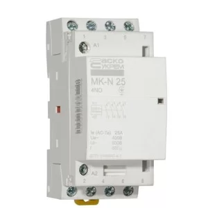 Контактор модульний на Din-рейку МК-N 4Р 220В 25А АскоУкрем