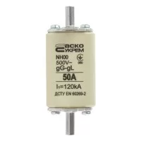 Предохранитель NH00 50А gG  Аско Укрем