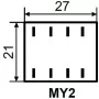 Реле електромагнітне MY2 (AC220) АскоУкрем A0090010005