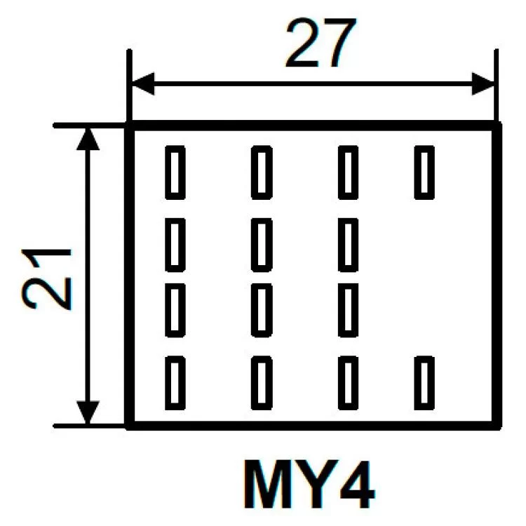 Реле електромагнітне MY4 (AC220) АскоУкрем A0090010009 відгуки - зображення 5