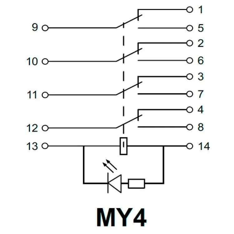 продаем Реле электромагнитное MY4 (AC220) АскоУкрем A0090010009 в Украине - фото 4