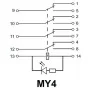 Реле електромагнітне MY4 (AC220) АскоУкрем A0090010009