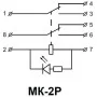 Реле електромагнітне проміжне MK2P (DC24) АскоУкрем