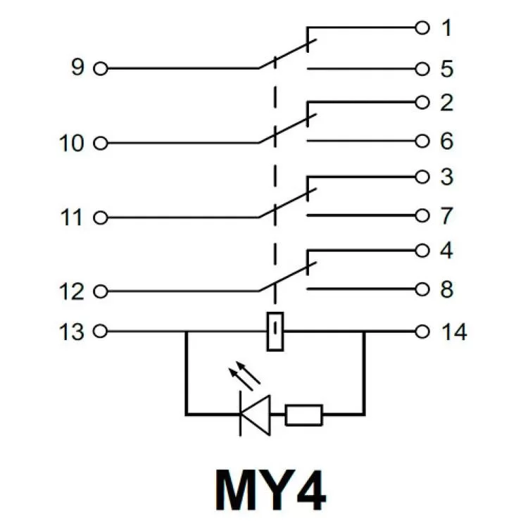 продаємо Реле електромагнітне MY4 (DC24) АскоУкрем в Україні - фото 4