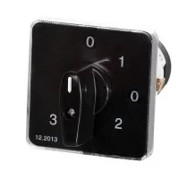 Переключатель пакетный Е9 25А/2.863 (0-1-0-2-0-3) выбор фазы АскоУкрем