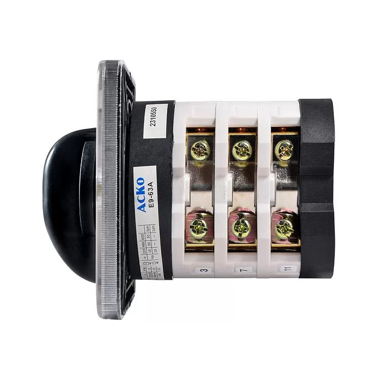 Перемикач пакетний Е9 63А/3.833 (1-0-2) 3 полюси АскоУкрем - фотографія 2