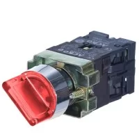 Перемикач XB2-BK2465 1NO 1NC 2-позиційний поворотний червоний з підсвічуванням АскоУкрем