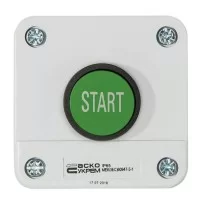 Пост управления XAL-B103 1NO 1-местный Старт зеленая кнопка АскоУкрем
