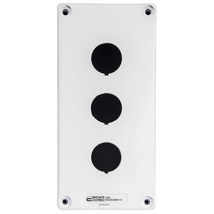 Корпус HJ-9-3 белый 3-местный АскоУкрем - фотография 2