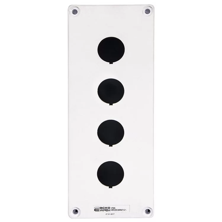 Корпус HJ-9-4 білий 4-місний АскоУкрем - фотографія 2