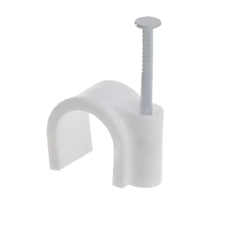 Скоба кабельна 16мм кругла (уп.-100шт) Скоба кабельна 16мм кругла (уп.-100шт)