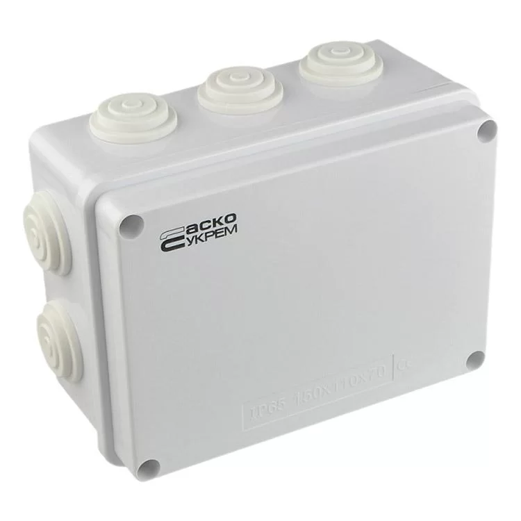Коробка розподільна 150х110х70 IP 65 АскоУкрем - фотографія 2