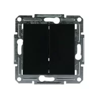 2-клавішний вимикач Schneider Asfora Антрацит (EPH0300171)